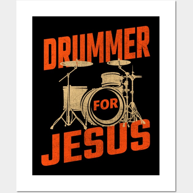 Drummer For Jesus Wall Art by TheDesignDepot